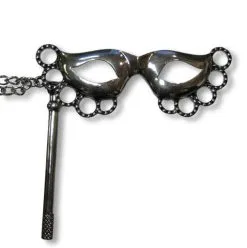 Halskette Mit Stabmaske 5 Halskette Mit Stabmaske -Outlet-Horror-Shop venezianische maske halskette gothic halskette kette mit venezianischer maske 8801637a