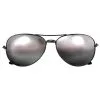 Verspiegelte Polizei Und Piloten Brille -Outlet-Horror-Shop verspiegelte polizeibrille verspiegelte pilotenbrille kostuembrille cop glasses 15839 01