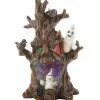 Geisterbaum Figur Mit LED Beleuchtung 25 Cm -Outlet-Horror-Shop verzauberter baum mit freundlichen geistern und bunten lichtern liebevolle halloween dekoration halloween dekoration fuer kinder 53784