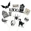 Vintage Halloween Photo Sticks 12 St. -Outlet-Horror-Shop vintage halloween photo sticks vintage halloween foto sticks partyzubehoer 51506 01