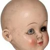 Vintage Puppenkopf 7,5cm -Outlet-Horror-Shop vintage puppenkopf vintage doll head halloween deko halloween decoration 54133 01