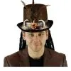 Voodoo Zylinder Mit Dreadlocks -Outlet-Horror-Shop voodoo zylinder mit dreadlocks voodoo zylinder mit rastalocken voodoo top hat 50509 01