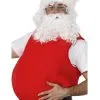 Weihnachtsmann Bauchpolster 2 Weihnachtsmann Bauchpolster -Outlet-Horror-Shop weihnachtsmann bauchpolster kuenstliche wampe als nikolaus kostuem zubehoer 25487