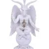 Weiße Lord Baphomet Figur 25cm 1 Weiße Lord Baphomet Figur 25cm -Outlet-Horror-Shop weisse lord baphomet figur white lor baphomet figurine gothic deko gothic wohnaccessoire 50948 01