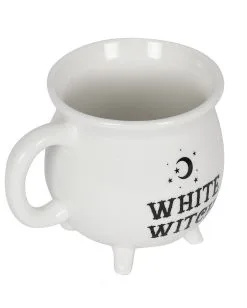 Weißer Hexenkessel Kaffeebecher 7 Weißer Hexenkessel Kaffeebecher -Outlet-Horror-Shop weisser hexenkessel kaffeebecher white witch kaffeetasse white witch coffee mug 50692 02