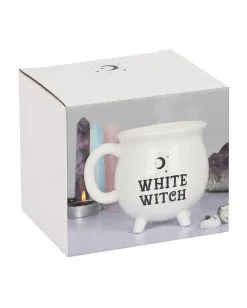 Weißer Hexenkessel Kaffeebecher 8 Weißer Hexenkessel Kaffeebecher -Outlet-Horror-Shop weisser hexenkessel kaffeebecher white witch kaffeetasse white witch coffee mug 50692 03