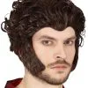 Werwolf Perücke Mit Koteletten 1 Werwolf Perücke Mit Koteletten -Outlet-Horror-Shop werwolf peruecke mit koteletten werewolf wig with sideburns halloween werwolf kostuemzubehoer 53353