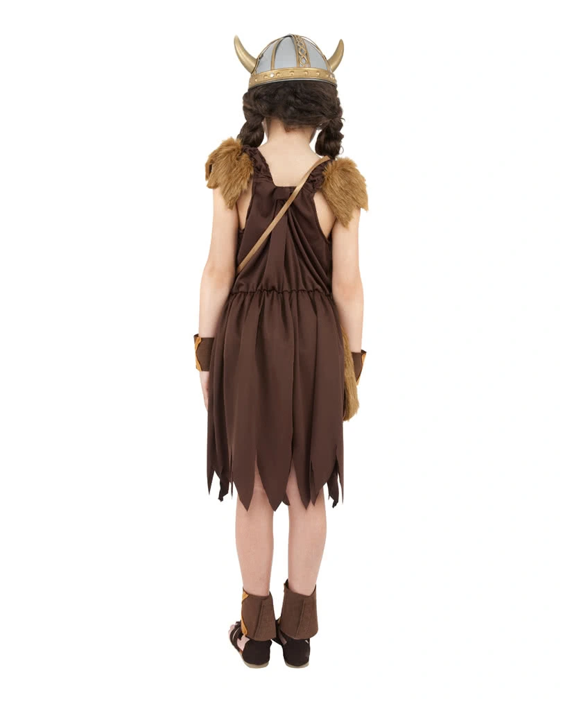 Wikinger Mädchen Kostüm 4 Wikinger Mädchen Kostüm – Bild 2