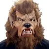 Wolfman Maske Mit Kunstfell 2 Wolfman Maske Mit Kunstfell -Outlet-Horror-Shop wolfman maske werwolf maske halloween maske horror maske 21278