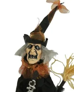 Zappelnde Hexe Hängefigur -Outlet-Horror-Shop zappelnde hexe haengefigur kicking witch hanging prop halloween deko 54107 02