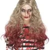 Zombie Perücke Mit Blutigen Spitzen 1 Zombie Perücke Mit Blutigen Spitzen -Outlet-Horror-Shop zombie peruecke mit blutigen spitzen deluxe blutige zombie frisur fuer halloween zombie blood drip wig 28506