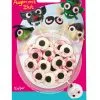 Blutige Zuckeraugen 25 G -Outlet-Horror-Shop zuckeraugen mit blut back dekoration halloween kuchen deko 27457